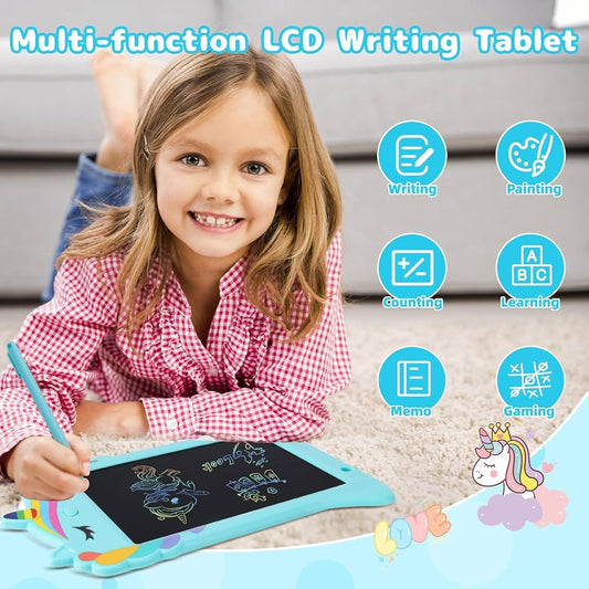 8.5" Blue LCD Kids Writing Tablet for Ages 1-12